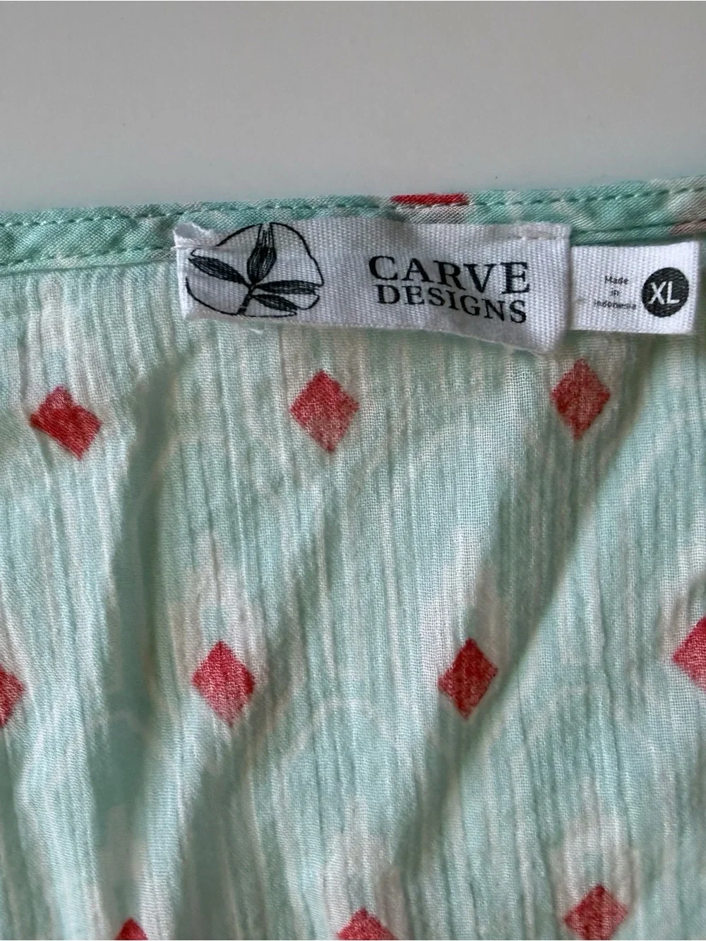 Carve Designs Coastal Cover Up in Cinema size XL NWOT